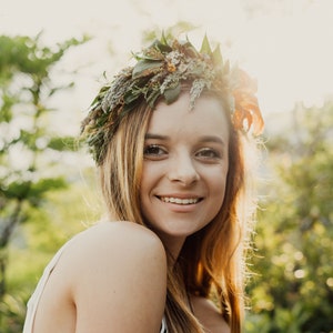 Wildflower Crown from Foraged Flowers in NC