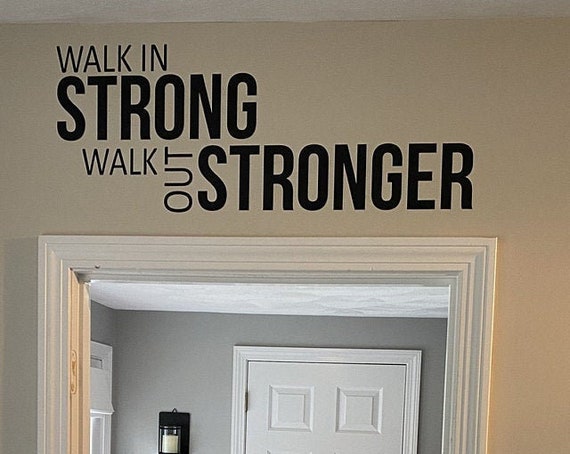 Gym Decor Gym Wall Decals And More By Jandicographix