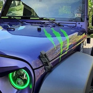 Claw Mark Sticker Decal, Scratch Mark Decal, Decal For Car Beast Scratch, Gift Idea for Car, Car Window Sticker, Car Bumper Sticker