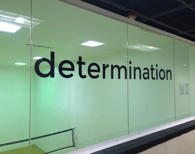 Wall Decal Motivation, Determination Wall Decal