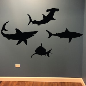Haifisch Wandtattoos, Kinderzimmer Deko Ideen