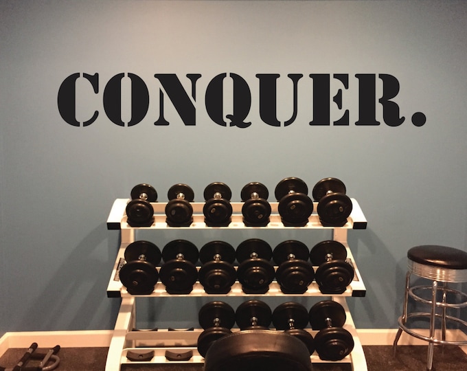 Hockey Locker Room Decor, Gym Wall Decal, Sports Quote Wall Decal.