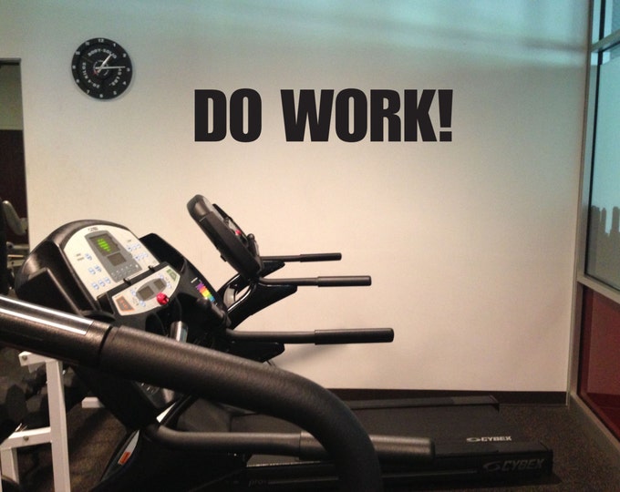 Home Gym Decor, DO WORK, Motivation Wall Art  11