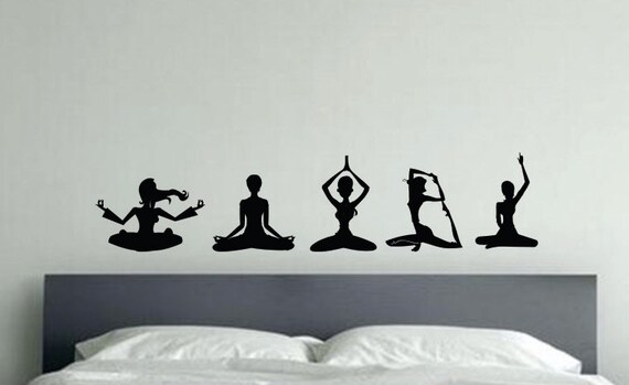 Yoga Vinyl Decal Wall Art, 48