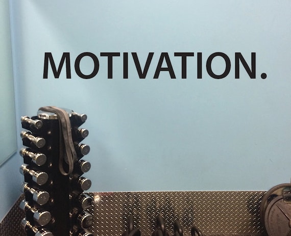 MOTIVATION. Wall Decal. Vinyl Graphic