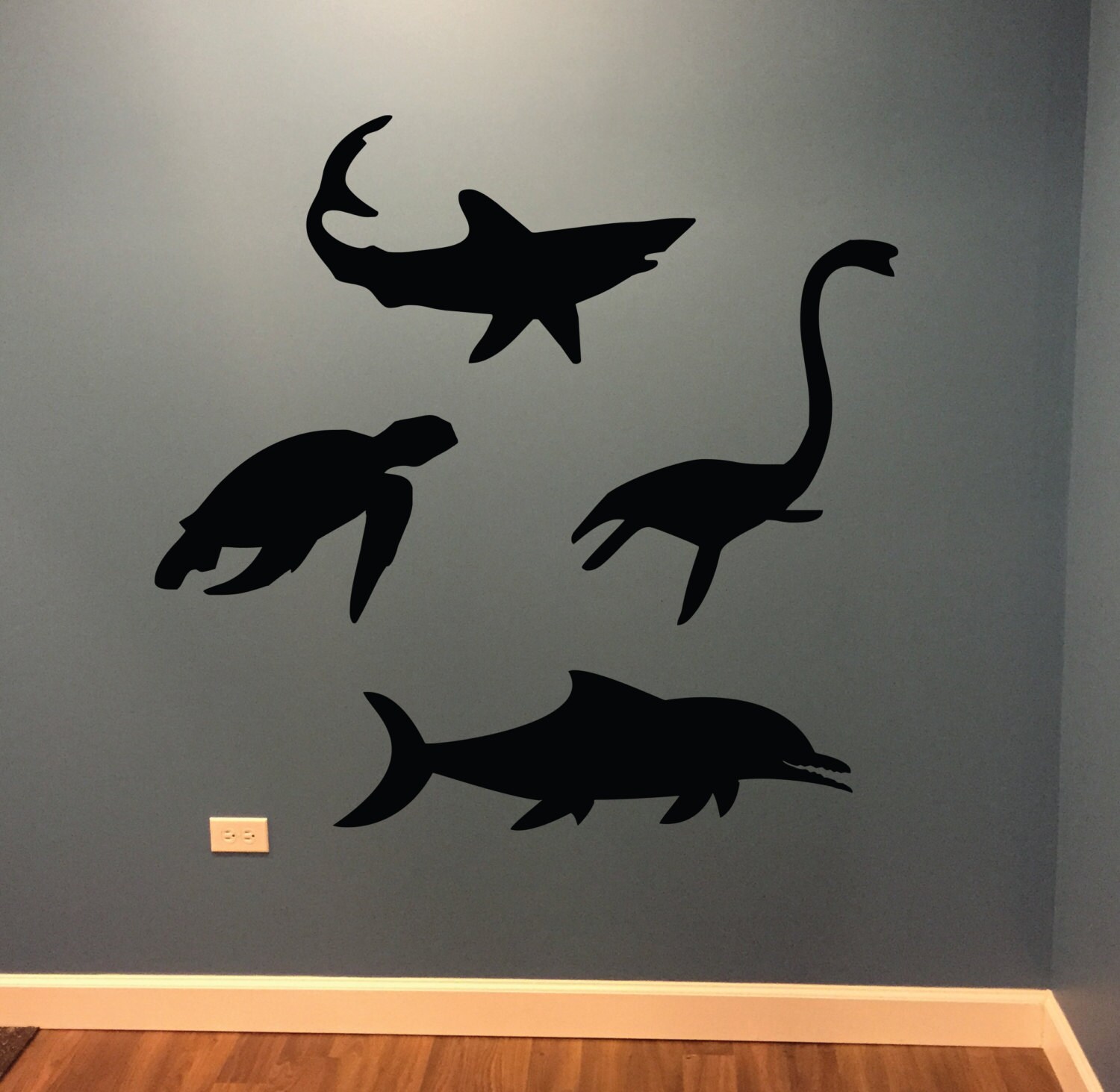 Sea Animal Wall Decal, Kids Room Decorating Ideas, Sea Life Theme