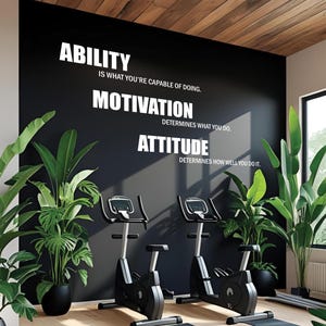 Gym Motivation, Lou Holtz Zitat Gym Wandtattoo. Fähigkeit, Motivation, Einstellung Sport Zitat Zeichen, Physiotherapie Zeichen, Chiropraktor 123