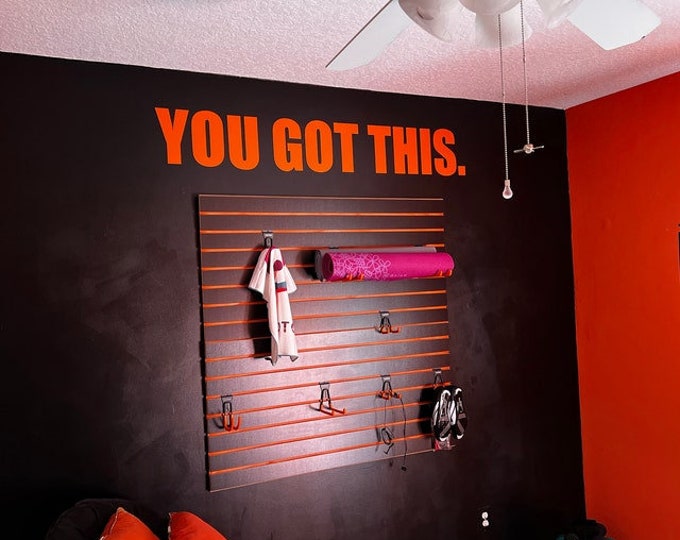YOU GOT THIS. Wall Quote Decal, Gym Wall Decal, Classroom Wall Decal, Physical Therapy Decor, Fitness Quote, Sports Quote, Fitness Gift.