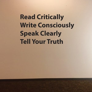 Classroom Wall Decor, Reading and Writing Quote. Teacher Classroom Ideas