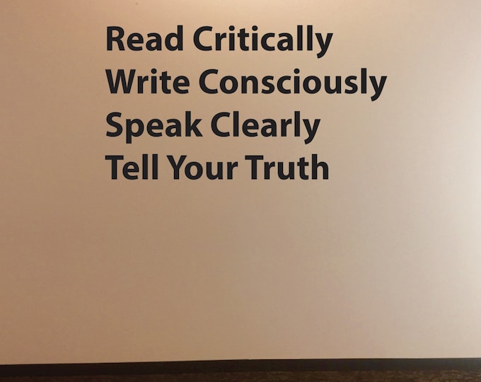 Classroom Wall Decor, Reading and Writing Quote. Teacher Classroom Ideas