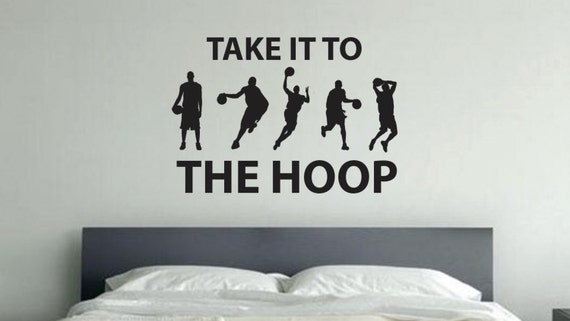 Kids Basketball Decor, Take it to the Hoop with 5 Basketball Characters, item #65