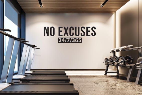 Calcomanías De Vinilo De Ejercicio Y Entrenamiento Motivacionales