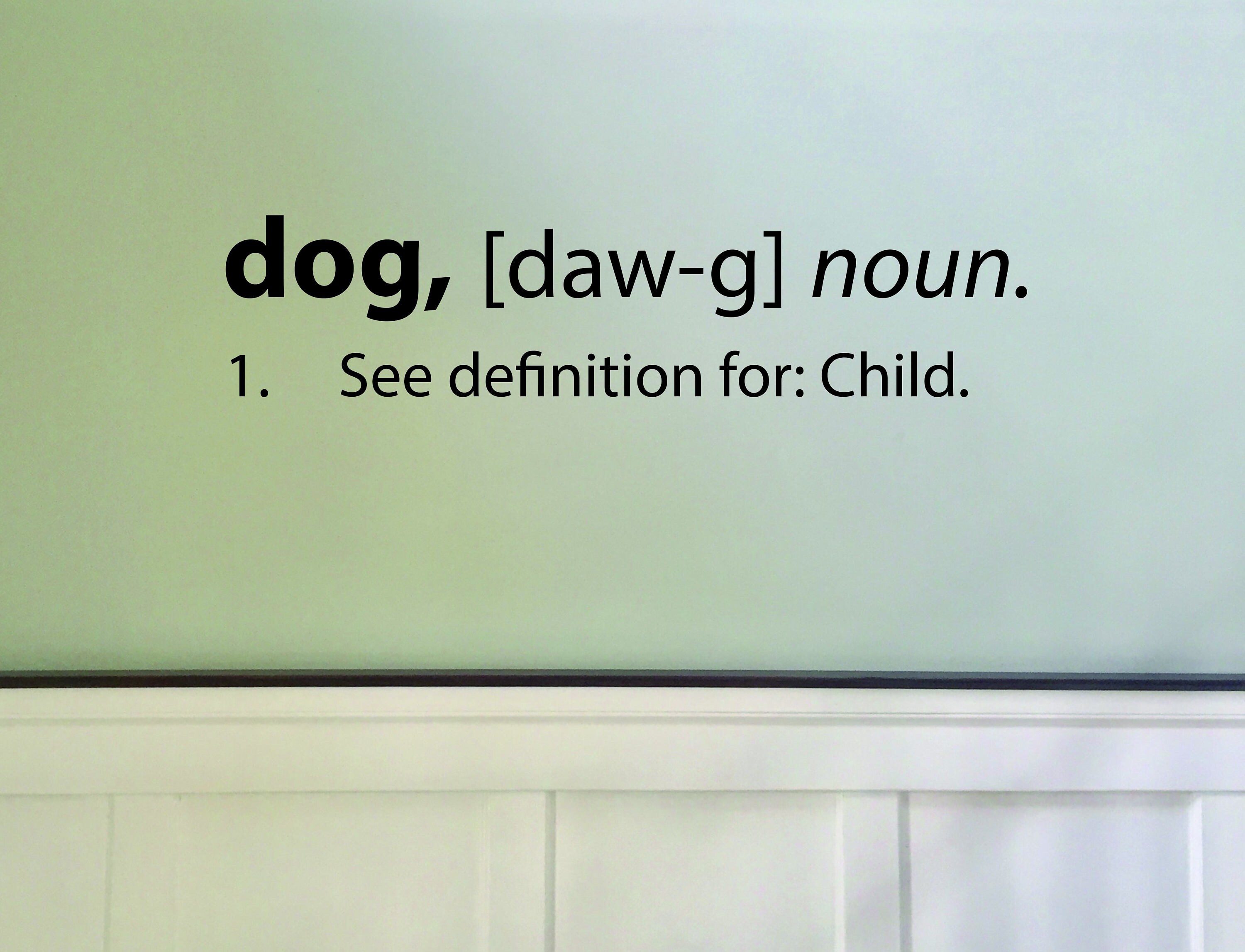 Funny Dog Definition Decal, Pet Room Decor, Pet themed decor, Dog theme  decor