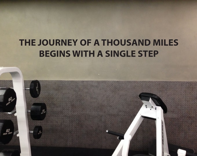Motivational Quote, The Journey of a Thousand Miles Begins With a Single Step, 60