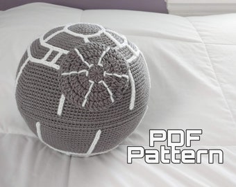 Crochet Pattern: That's No Moon Pillow Pattern - Nerd Gift - Handmade Decor