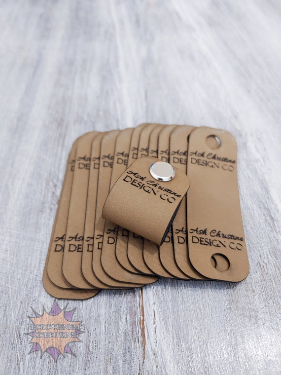  Vegan Handmade Screw-On Tags, Personalized Faux Leather  Branding Labels for HandKnit Items with Rivets, Customized Small Suede Tags,  Handmade Tags for Beanie Tags, Clothing, Crochet, Logo,Text Print : Handmade  Products