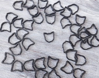 Marqueurs de point chat : marqueurs de progression pour crochet/tricotage imprimés en 3D - lot de 12