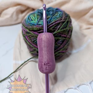 Lápiz de silicona intercambiable Squishy Grip Gemstone Collection MINI - Mango ergonómico - Mango de ganchillo imagen 11