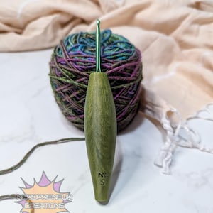 Impugnatura morbida ed elegante in silicone di alta qualità per uncinetti, ergonomica, anti-affaticamento della mano e comfort per la penna stilo. immagine 10