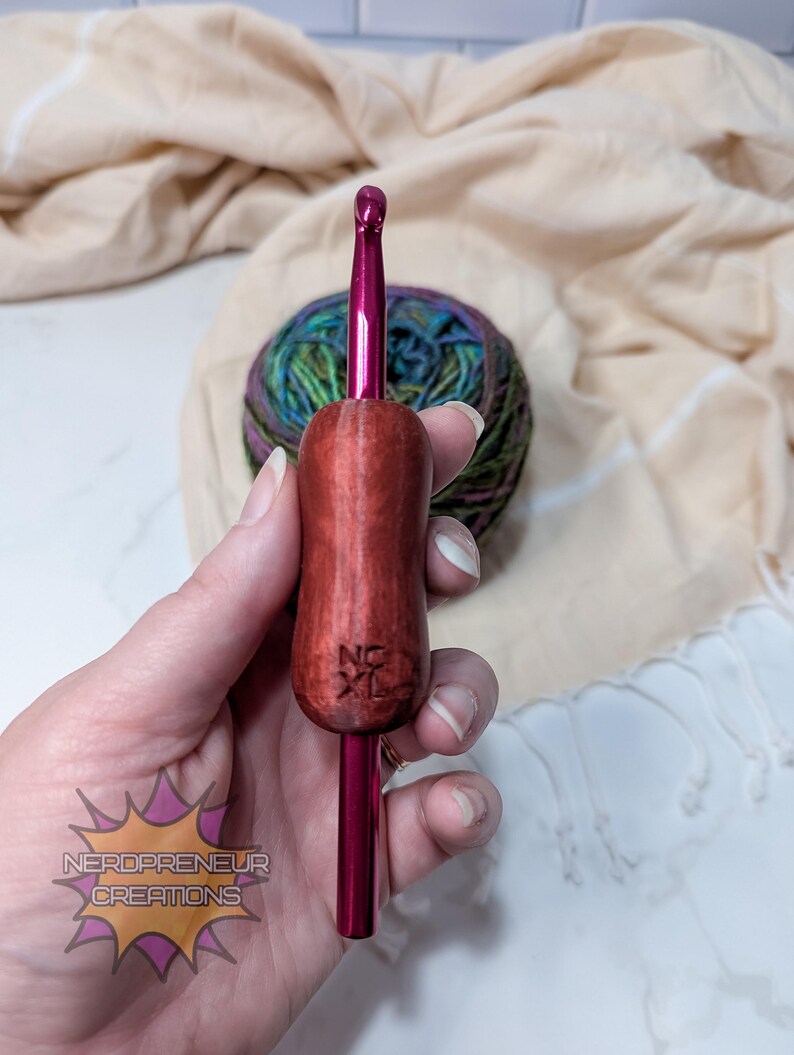 Lápiz de silicona intercambiable Squishy Grip Gemstone Collection MINI - Mango ergonómico - Mango de ganchillo imagen 12