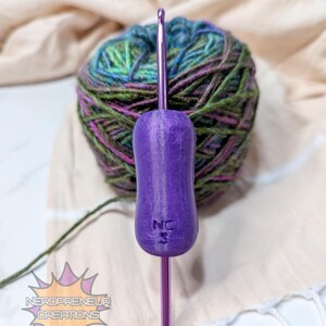 Lápiz de silicona intercambiable Squishy Grip Gemstone Collection MINI - Mango ergonómico - Mango de ganchillo imagen 6