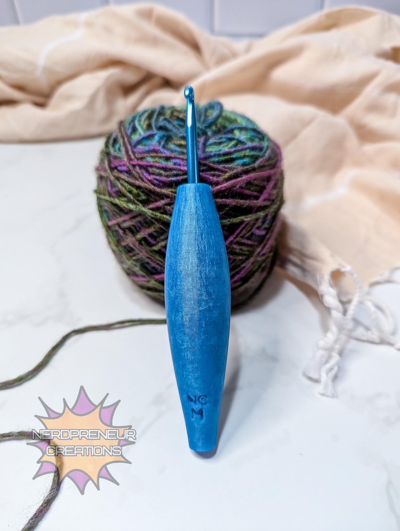 Impugnatura morbida ed elegante in silicone di alta qualità per uncinetti, ergonomica, anti-affaticamento della mano e comfort per la penna stilo. immagine 8