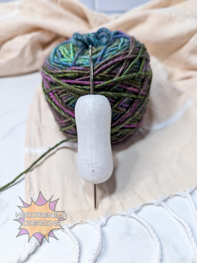 Lápiz de silicona intercambiable Squishy Grip Gemstone Collection MINI - Mango ergonómico - Mango de ganchillo imagen 9