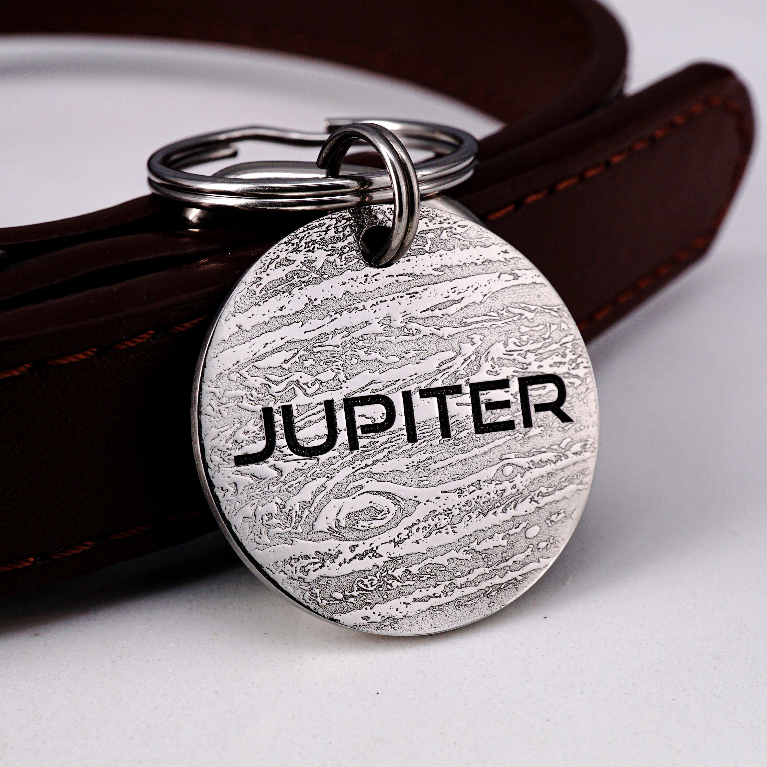 Personalized Pet Tag, Custom Dog Tag Cat Tag, Jupiter Dog Tag, Planet ...