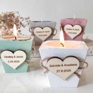 Candle Favors, Personalized Wedding Favors, Candle Favors Gift For Gueats, Favors for Guests in Bulk, Wedding Favors for Guests, Soy Candle