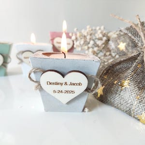 Custom Candle Wedding Favors, Wedding Bridal Shower Favors, Personalized Wedding Gift, Candle Favors Candel gift for guests in bulk