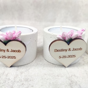 Set of 100 Custom Candle Wedding Favors, Wedding Bridal Shower Favors, Personalized Wedding Gift, Candle Favors Candel gift for guests