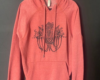 Disco Butterfly red hoodie