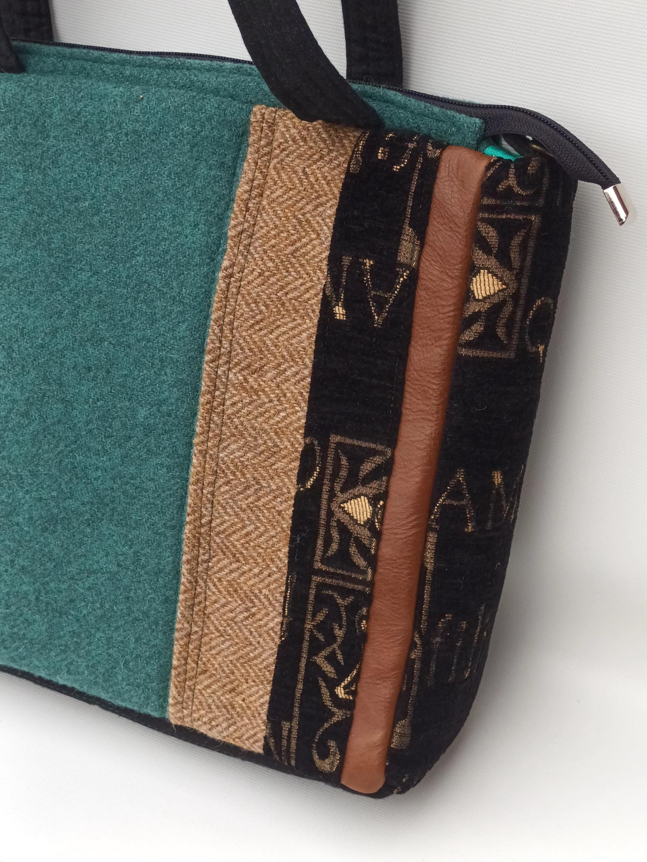 ●augustone8● [HANDMADE] WOOLLY BAG_green Handmade Wool Tote/shopping Bag/green - Etsy