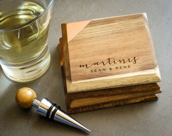 personalized coaster etsy