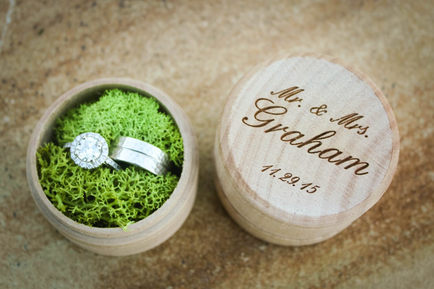 Custom Engagement Ring Box Ring Pillow Alternative Etsy