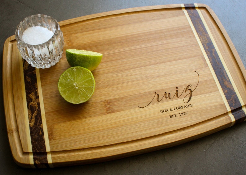 Personalized Cutting Board Custom Cutting Board with Drip Etsy