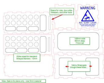 Portautensili per custodia xTool