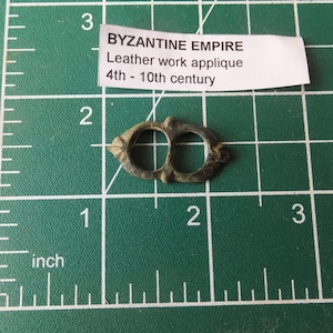 Byzantine Empire Bronze Roman Empire Leather Applique