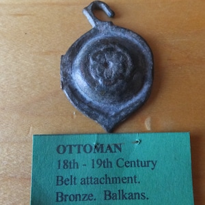 18th Century Bronze Belt Attachment