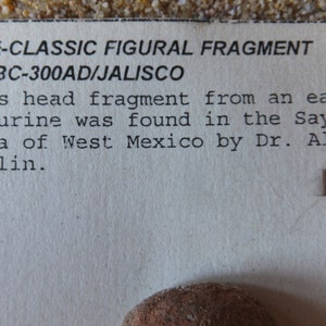 Pre Columbian Ancient Artifact
