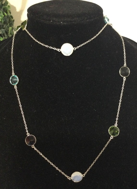 Multiple Gemstone and silver - image 1