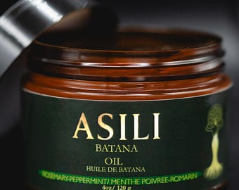Batana oil with peppermint and rosemary oil