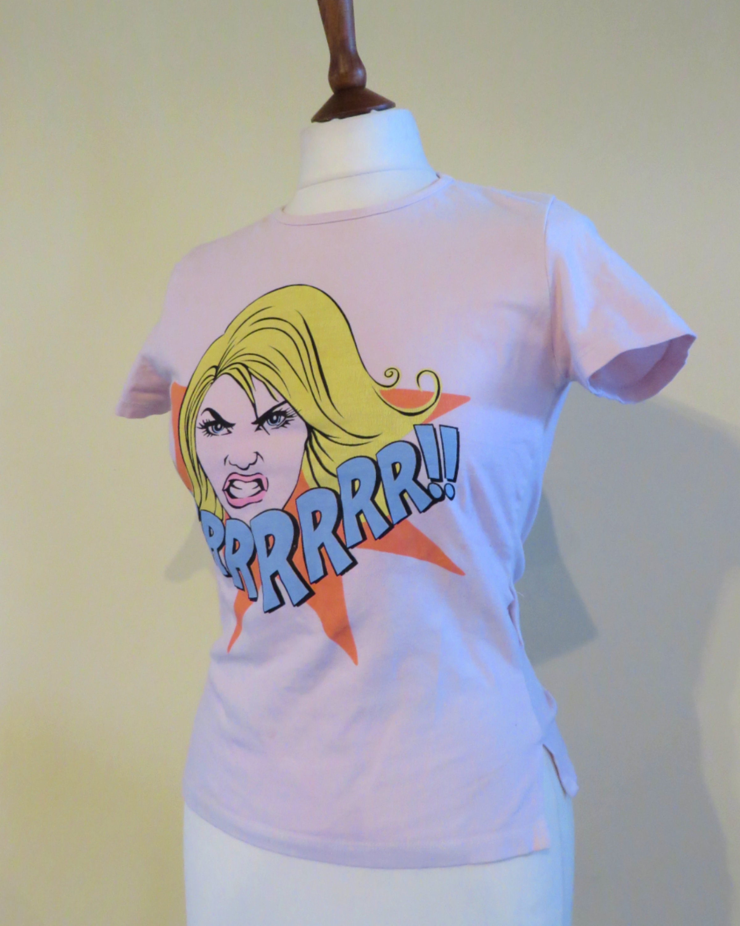 T-shirt Vintage Années 90 'Paradis De La Pauvreté' - Taille XL - Occasion Très Bon état