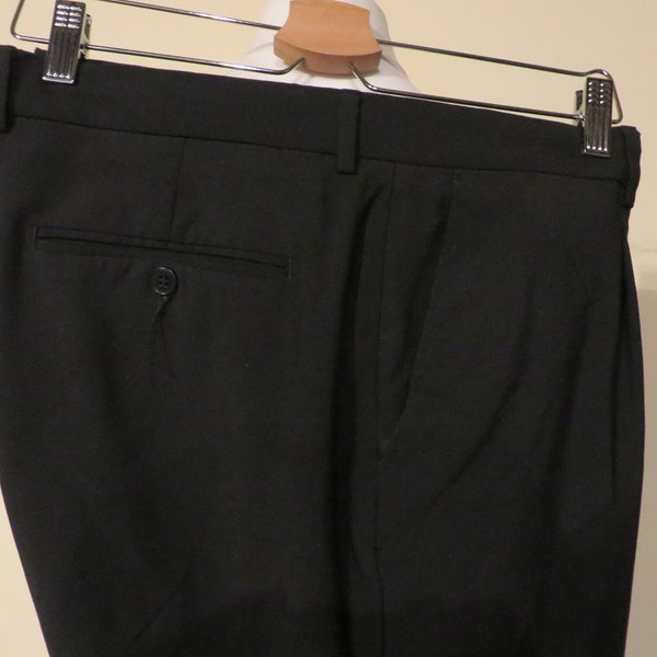 Vintage Black Pants Etsy