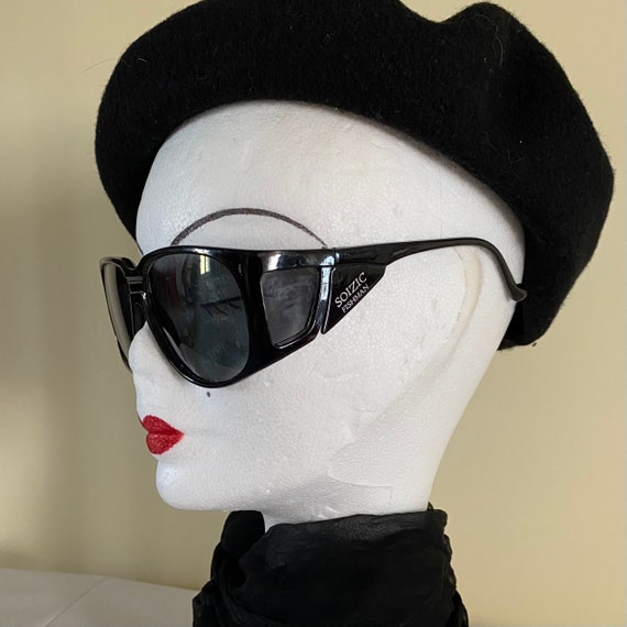 Vintage Big Black Sunglasses - image 2