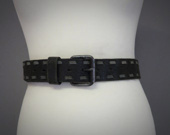 Ceinture en cuir unisexe vintage