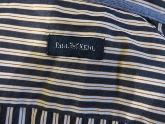 Vintage 90s Striped Men's shirt , elegant Paul Ke… - image 9