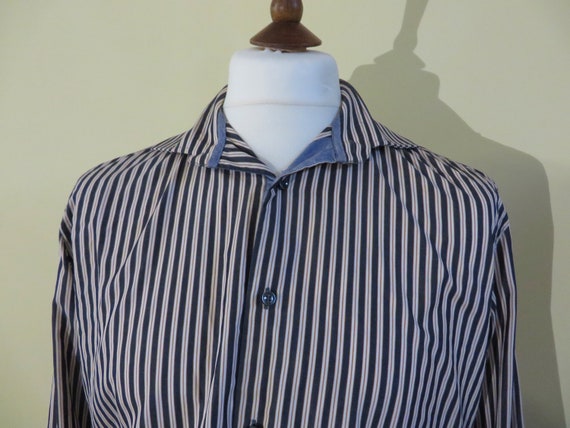 Vintage 90s Striped Men's shirt , elegant Paul Ke… - image 2
