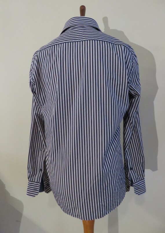 Vintage 90s Striped Men's shirt , elegant Paul Ke… - image 7