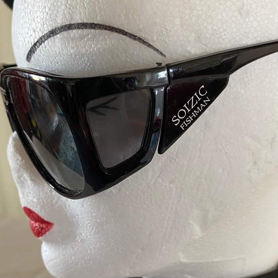 Vintage Big Black Sunglasses - image 6